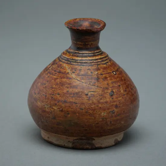 Stoneware bottle – Sawankhalok - c.15thC,